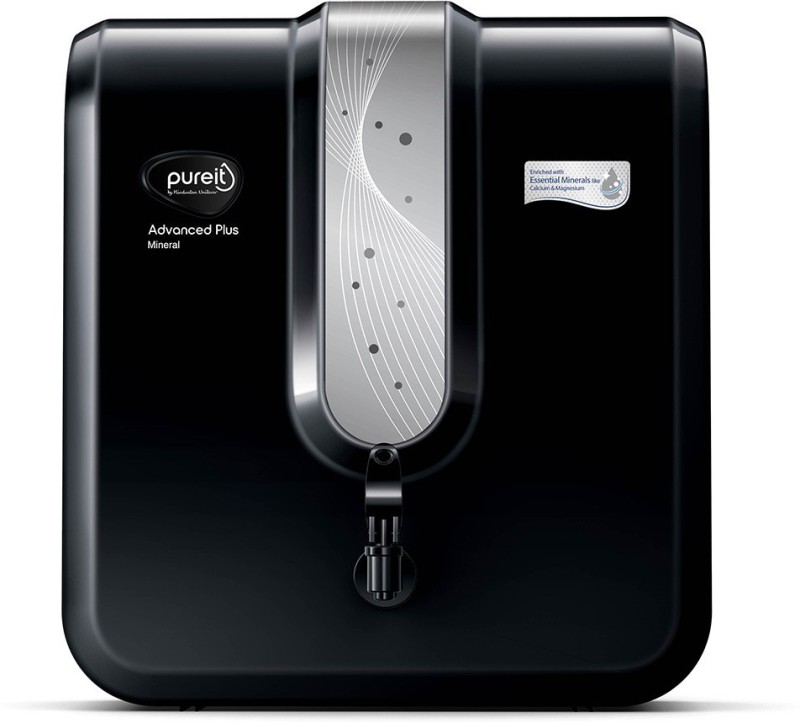 Pureit Advanced Plus 5 L Ro + Uv + Minerals Water Purifier Suitable For All – Borewell, Tanker, Municipality Water(Black)