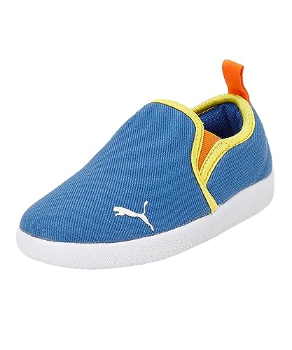 Puma Unisex-Kid Tobey Pre-School Team Royal-Dandelion-Vibrant Orange Sneaker – 12Uk (39172401)