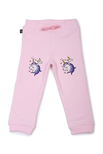 Allen Solly Girl’S Regular Track Pants (Aigptcrgft96178_Pink_3 Months)