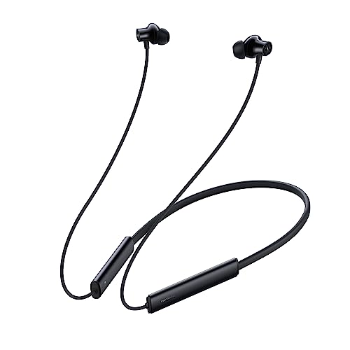 Realme Buds Wireless 3 In-Ear Bluetooth Headphones,30Db Anc, Spatial Audio,13.6Mm Dynamic Bass Driver,Upto 40 Hours Playback, Fast Charging, 45Ms Low Latency For Gaming,Dual Device Connection (Black)