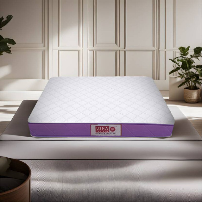 Usha Shriram Spine Master With Nff Tech. 5 Inch Queen Bonded Foam Mattress(L X W: 72 Inch X 70 Inch)