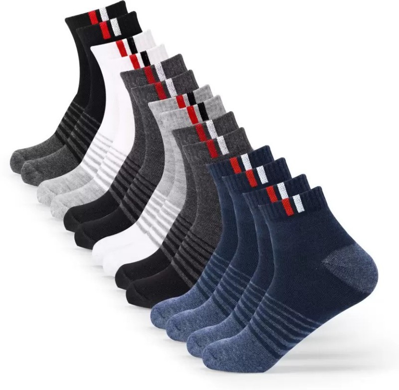 Winget Men & Women Striped Ankle Length(Pack Of 7)