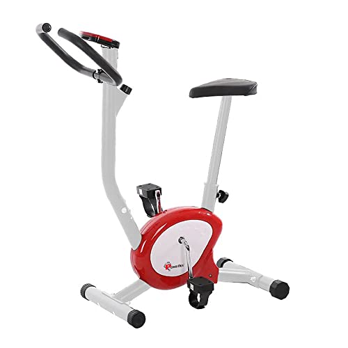 Powermax Fitness Bu-200-Nx121 Upright Exercise Bike For Home Use, Hdr Foam Grip, Comfortable Cushion Seat, Adjustable Height |Stationary Fitness Bike|【Max User Wt.100Kg,1 Pc Crank】Diy (Do It Yourself)