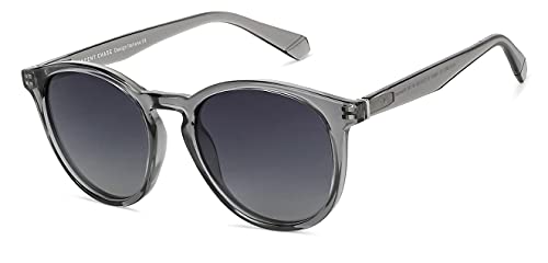 Vincent Chase By Lenskart | Full Rim Round Branded Latest And Stylish Sunglasses | Polarized And 100% Uv Protected | Men & Women | Medium | Vc S13972