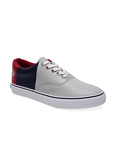 U.S. Polo Assn. Men’S Casual Grey Sneakers -Uk7/India(41 Eu)(2Fd22238G07)