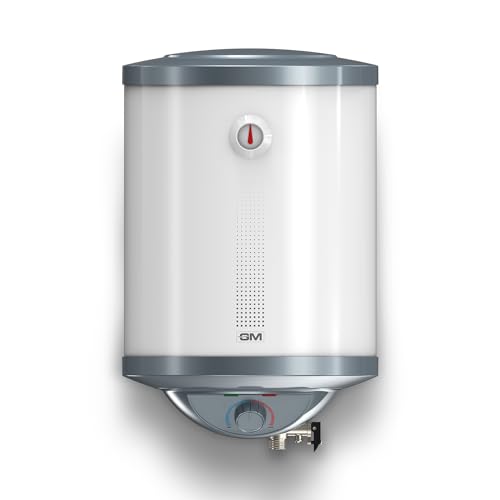 Gm Aeris 15L Water Heater | Efficient & Quick Hot Water Geyser For Long Hot Showers With Hydrodynamic Technology – White