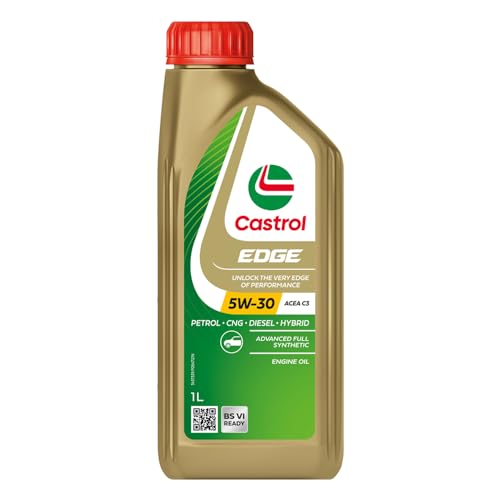 Castrol Edge 5W-30 Advanced Full Synthetic Engine Oil | Power Boost Technology | Get More Power & Acceleration | For Petrol, Diesel, Cng & Hybrid Cars | 1L