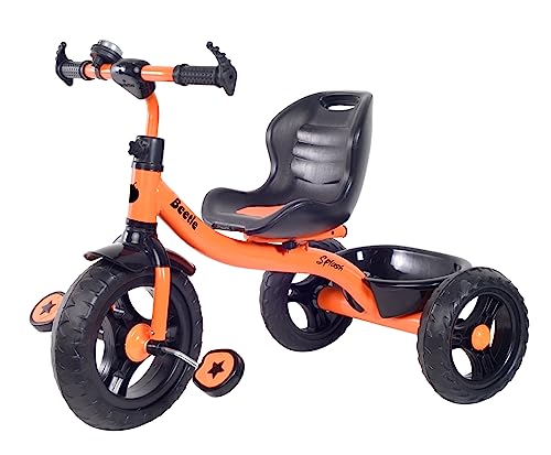 Beetle Splash Tricycle For Kids, Orange, Ideal For 2+ Yrs Boys & Girls.