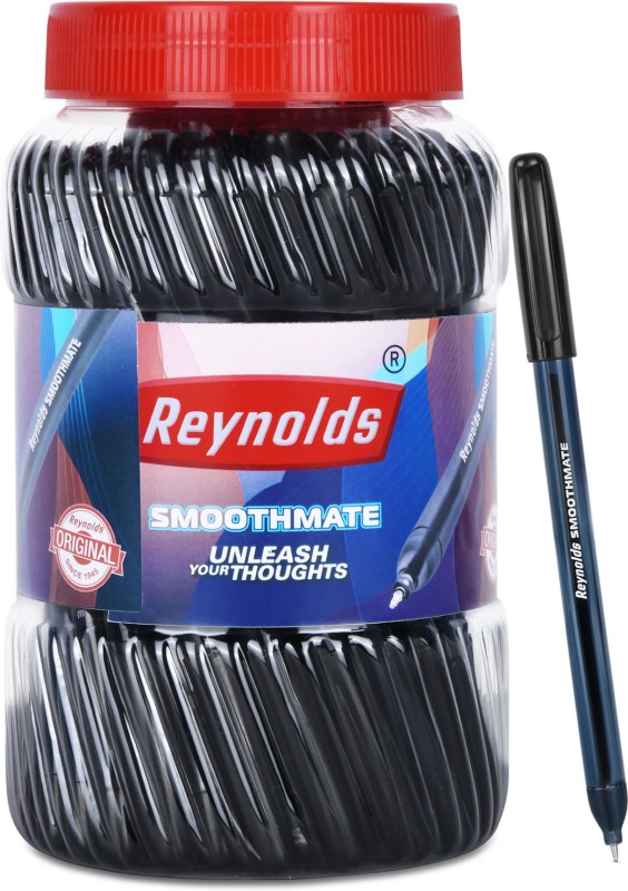 Reynolds Smotthmate Ball Pen(Pack Of 50, Ink Color – Black)