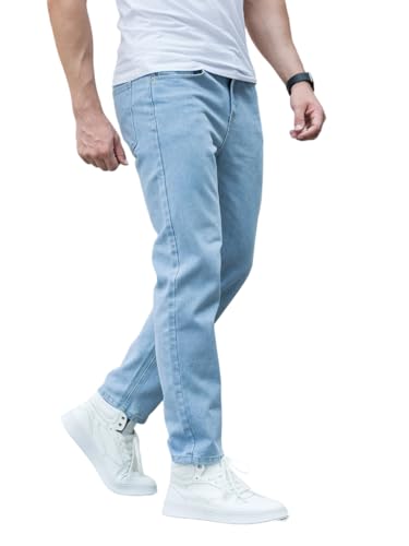 Jvx Jeans For Men || Men Jeans || Men Jeans Pants || Denim Jeans (Jeans-01) (30, Sky)