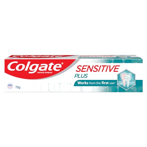 Colgate Sensitive Plus Relief Toothpaste, 70G, With Pro-Argin Technology, Clinically Proven Formula Provides Instant Relief Tooth Paste For Instant & Lasting Sensitivity Relief