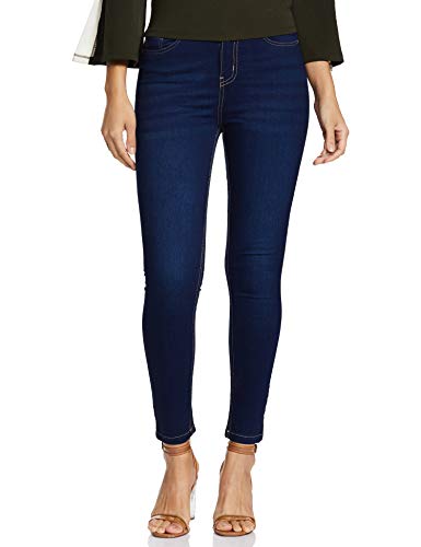 Amazon Brand – Inkast Women’S Slim Jeans (Ss20/Id/Dnm-Art010_Dk Blue_28