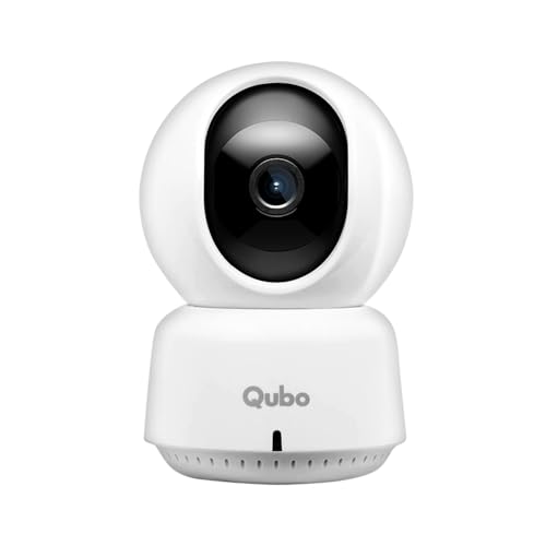 Qubo Smart 360 3Mp 1296P Wifi Cctv Security Camera From Hero Group | Mobile App | Two Way Talk | Night Vision | Cloud & Sd Card Recording | Made In India | Alexa & Ok Google | 1Tb Sd Card Support