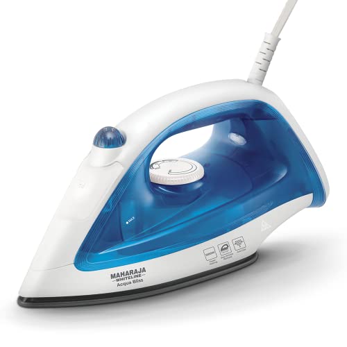 Maharaja Whiteline Acqua Bliss Steam Iron, 1200W – Si-131 (Blue & White)