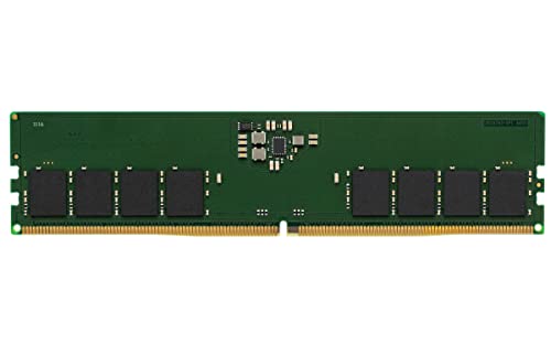 Kingston Kvr48U40Bs8-16 16Gb Ddr5 4800Mhz Non Ecc Memory Value Ram Dimm For Desktop Pc, Green