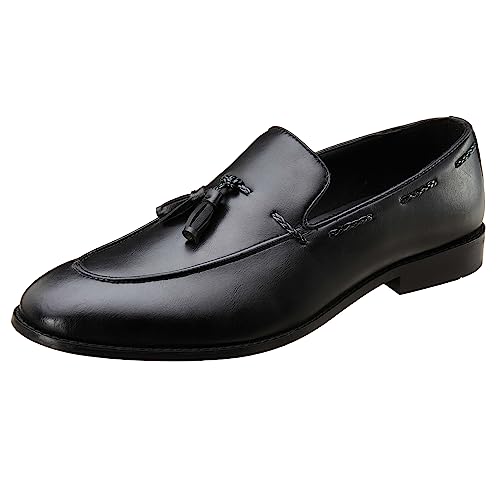 Duke Men Formal Pull-On Style Black