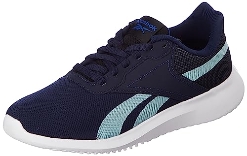 Reebok Men Textile,Synthetic Rubber Mens Inspired Trainer Training Shoes Vecnav/Cblack/Seagry Uk-7