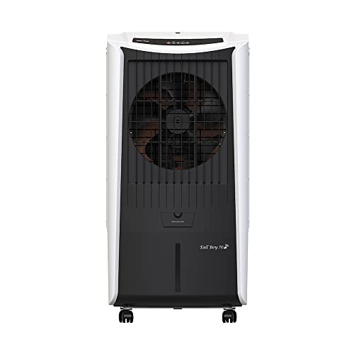 Kenstar Tall Boy Hc 70 Re Desert Air Cooler For Home – Honeycomb Cooling Pads, Humidity Control (70L, 170 Watts) Black & White