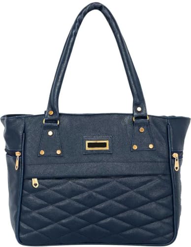 Fargo Women’S Artificial Leather Shoulder Bag Non-Adjustable Strap (Blue)