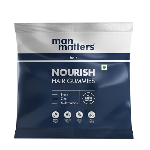 Biotin Hair Gummies Sampler By Man Matters (4 Gummies) | Sugar-Free | 100% Vegan & Gut-Friendly