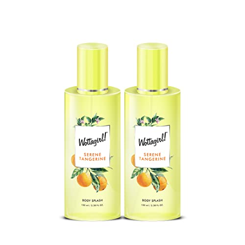 Wottagirl! Serene Tangerine Body Splash For Women | Long Lasting Fragrance (100Ml) (Pack Of 2)