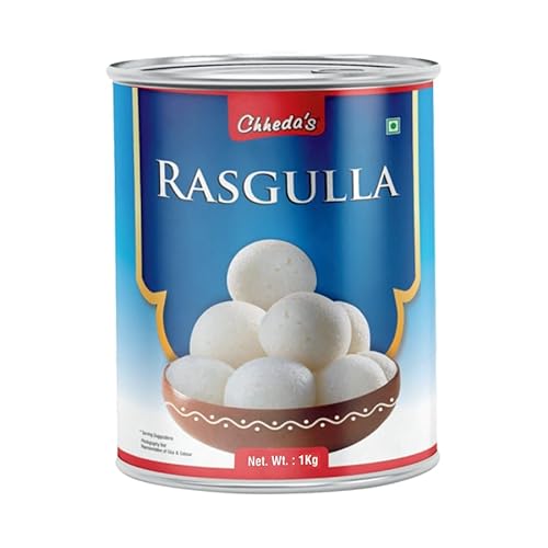 Chheda’S – Rasgulla – Indian Sweets – Tin Sweets – Festive Gift Pack – 1000 Gm Pack Of 1