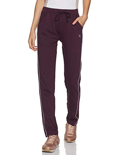 Macrowoman W-Series Women’S Regular Pants (Mw3302_Rich Berry_Xxl)